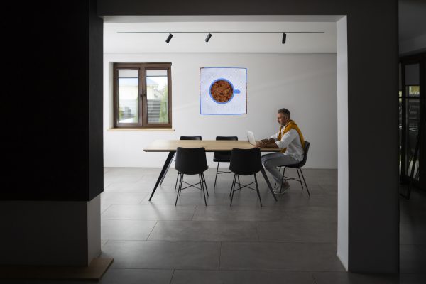 JUDD Jean Isn't It Coffee Time shown in a breakroom interior setting.