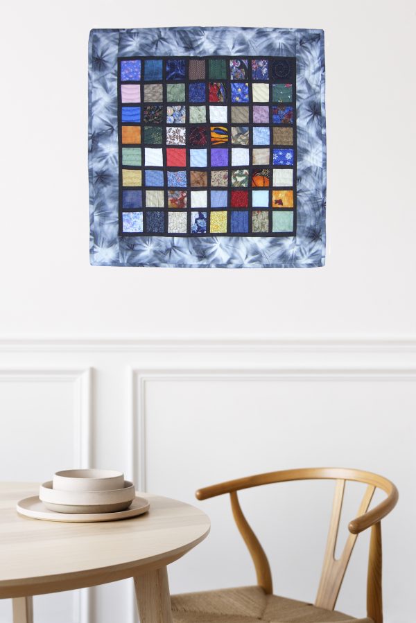 JUDD Jean Stained Glass Mosaic 1 shown in residential setting.