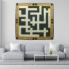JUDD Jean Floral Crossword Puzzle shown in interior setting.