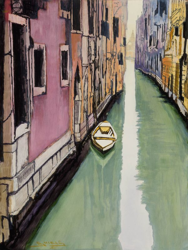 PASTEL CANALS VENICE 9X12