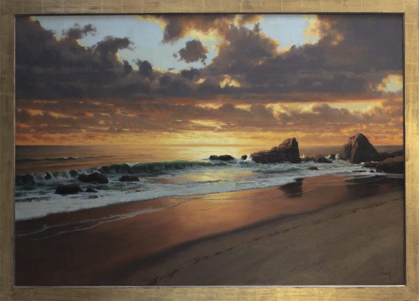 Seaside Sunset.42x60.framed.small