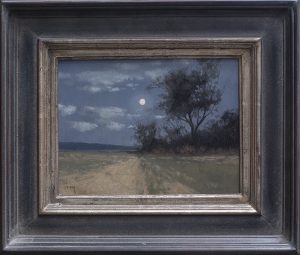 night in the fields.9x12.framed.small