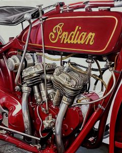 Copley Ed Indian Scout 600 1925 20 x 16 olinen