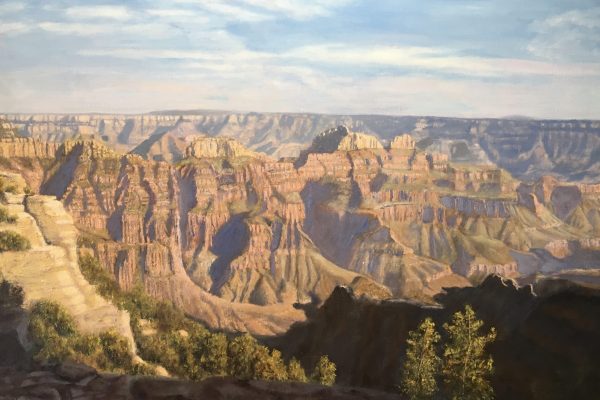 Hunter View From Bright Angel Point 24x36 300 Brennan