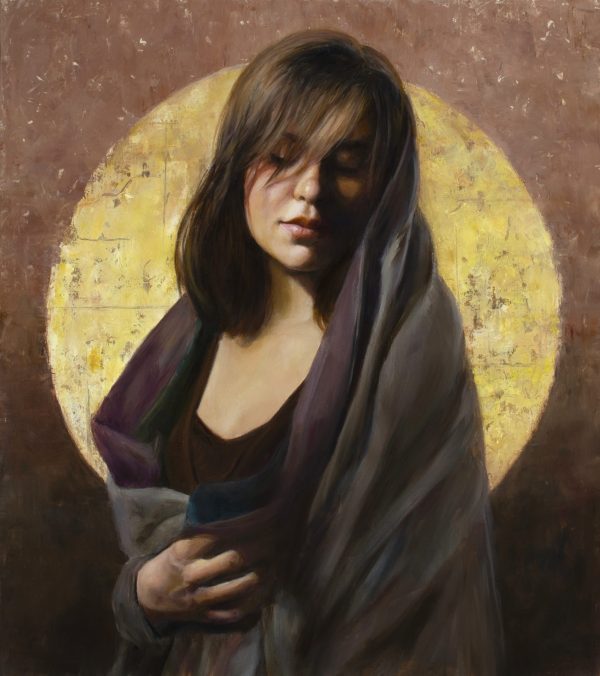Secret Keeper Cynthia Feustel 16x14 oil
