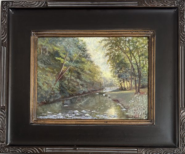 The Crystal Waters of Doe River   framed