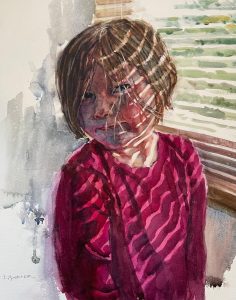 Porter D Blinded Watercolor 16hx13w 1400 YkmBK